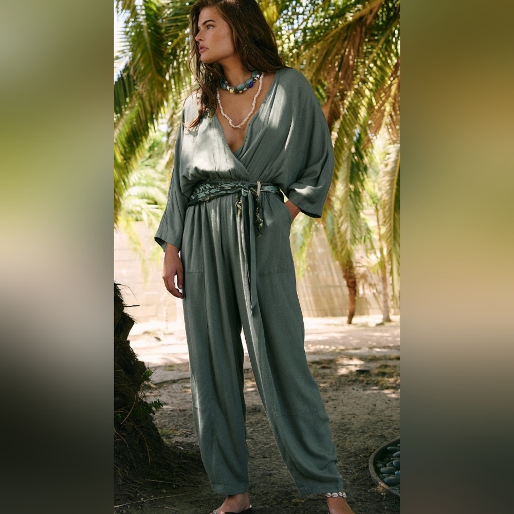 Free People Khai One Piece Jumpsuit NWT Small